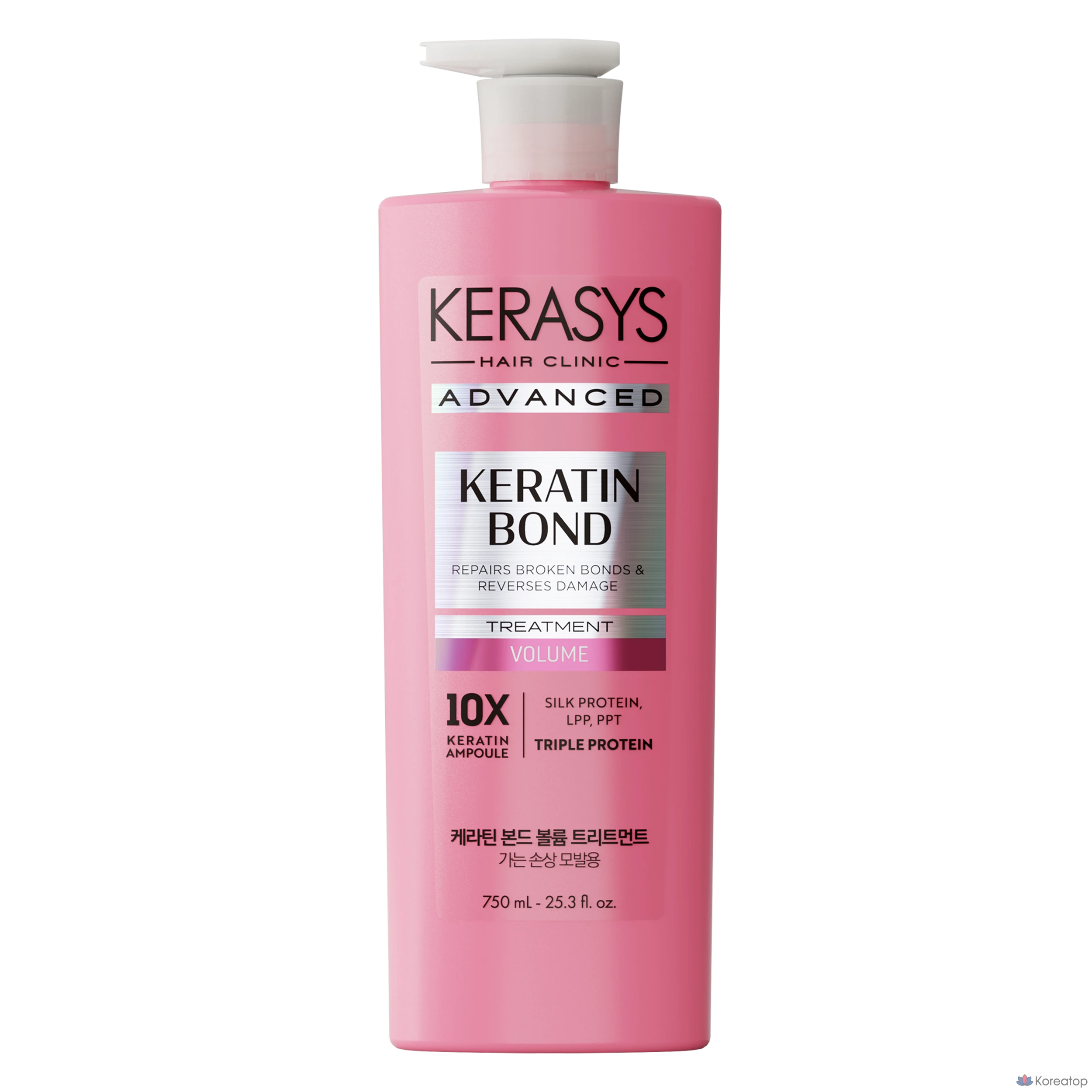 Кондиционер для волос KeraSys Advanced Keratin Bond Volume Treatment, 750 мл, 1 шт.