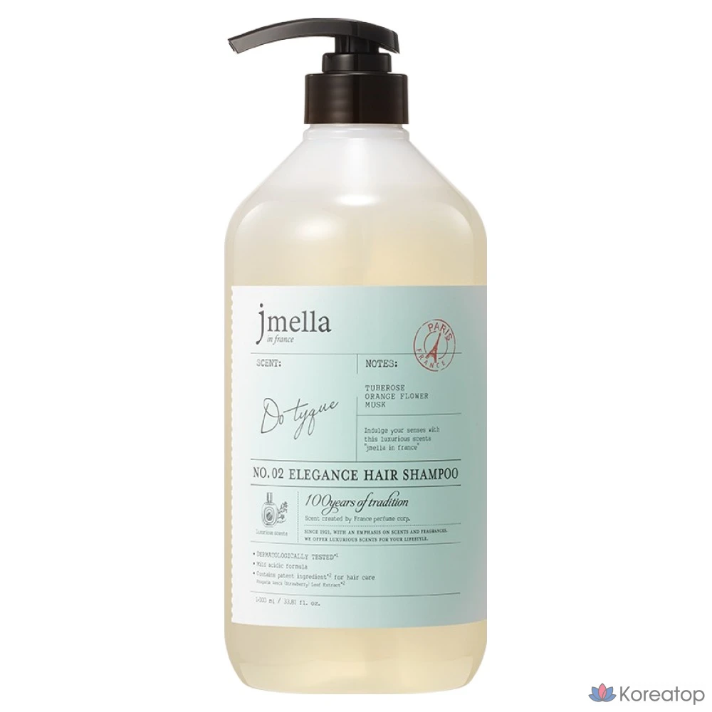 Шампунь Jmella In France Elegance Eau de Teak Hair Shampoo, 1 л, 1 шт.