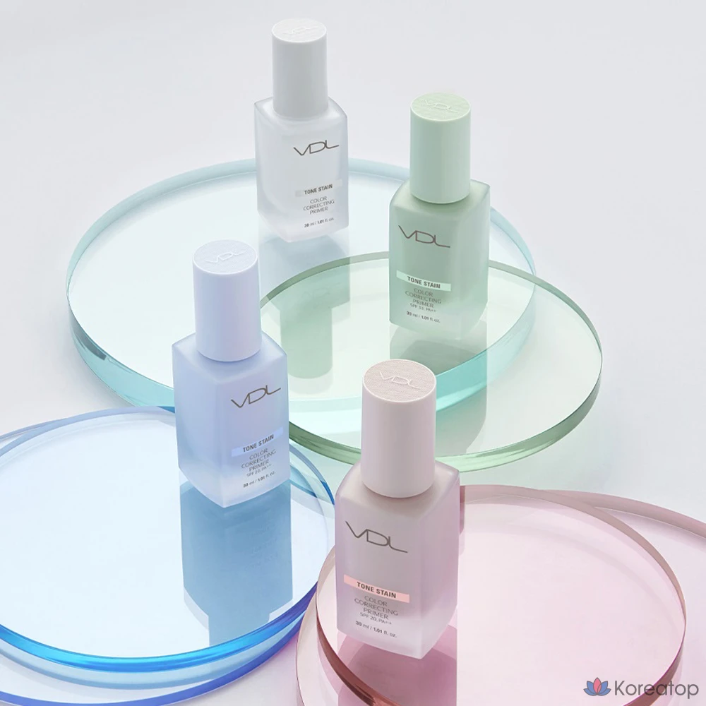 Праймер VDL Tone Stain Color Correcting Primer, оттенок Mint, 30 мл, 1 шт.