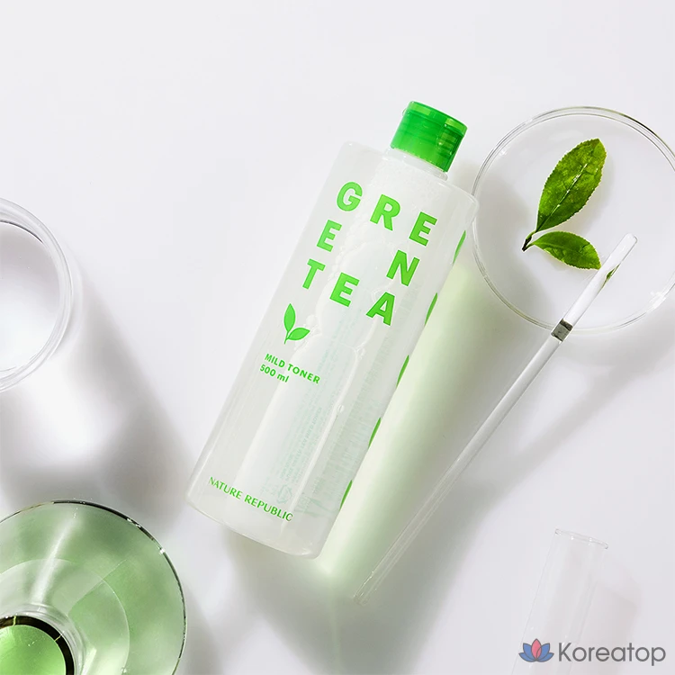 Тонер Nature Republic Clear Green Tea Water Mild Big Toner Special Set, 700 мл, 1 шт.