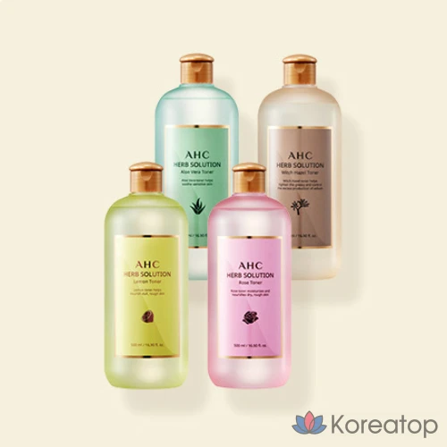 Тонер AHC Herb Solution Witch Hazel Toner, 500 мл, 1 шт.