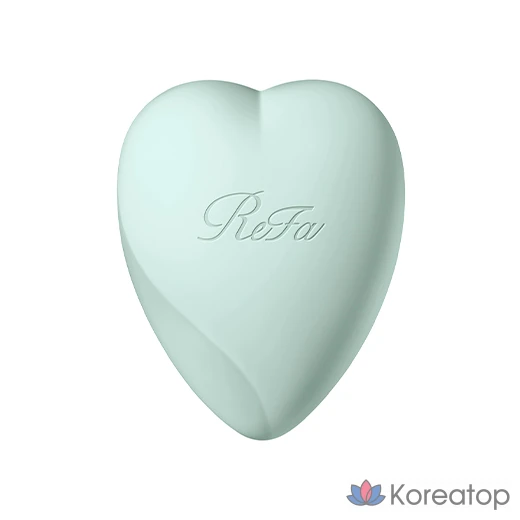 Расческа для волос ReFa Heart Brush for Scalp, матовый мятный, 1 шт.