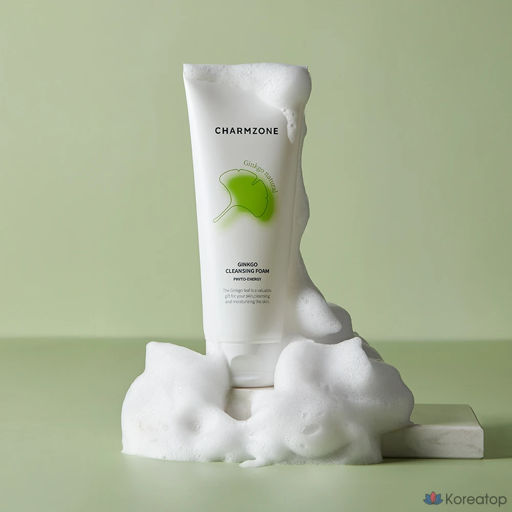 Очищающая пенка Charmzone Ginkgo Natural Cleansing Foam, 200 мл, 1 шт.