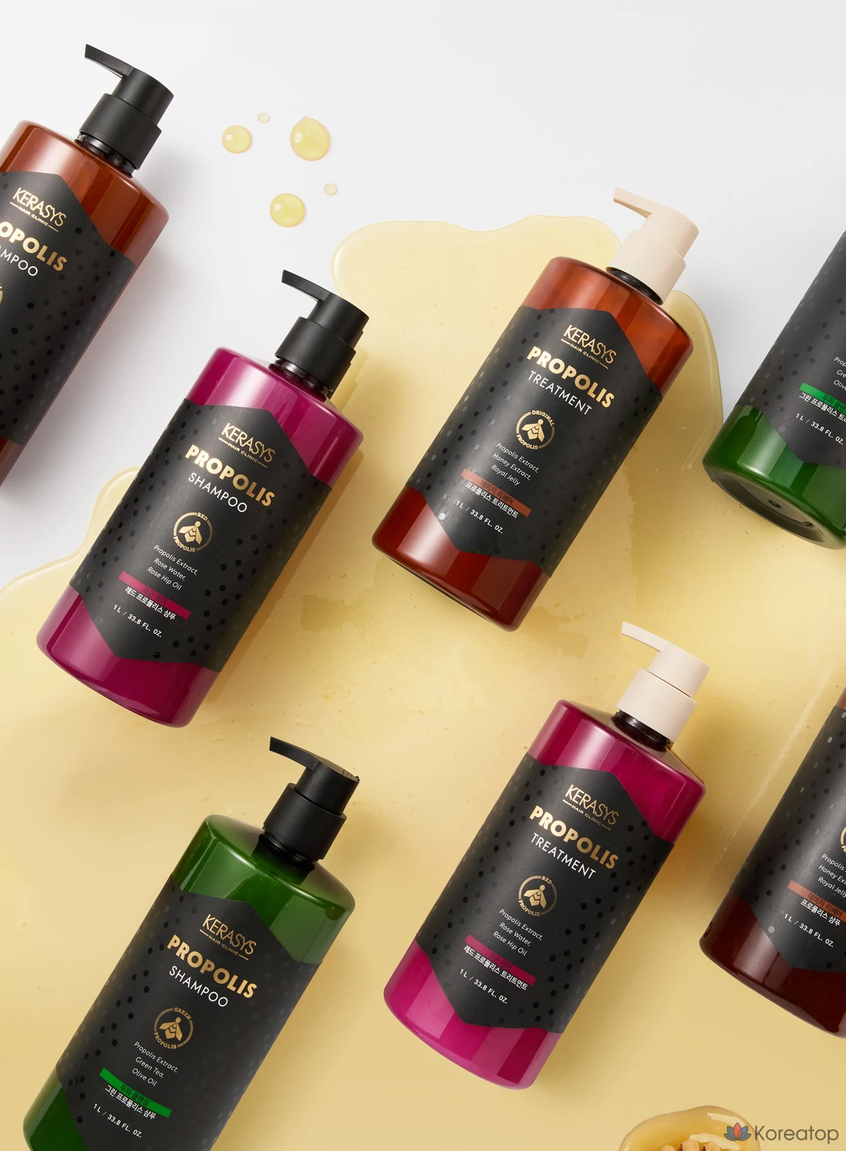 Кондиционер для волос KeraSys Propolis Damage Repair Treatment, 1 л, 1 шт.