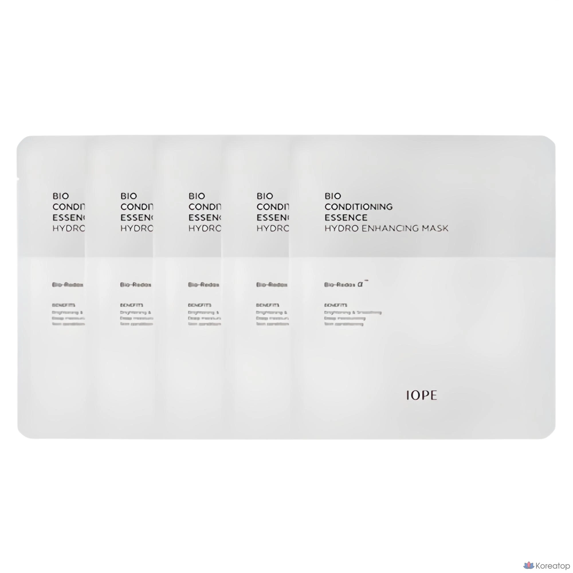 Тканевая маска для лица IOPE Bio Conditioning Essence Hydro Enhancing Mask, 23 г, 5 шт.