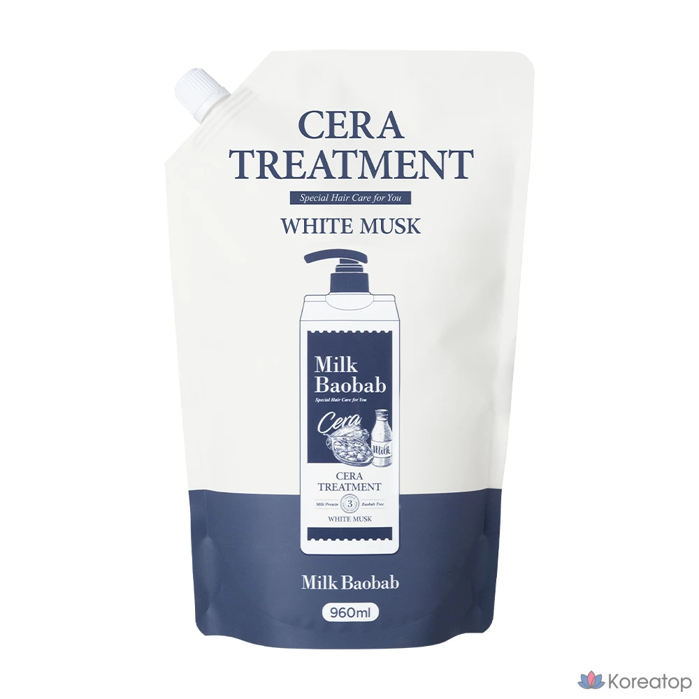 Триатмент для волос Milk Baobab Sera Treatment White Musk, 960 мл, 1 шт.