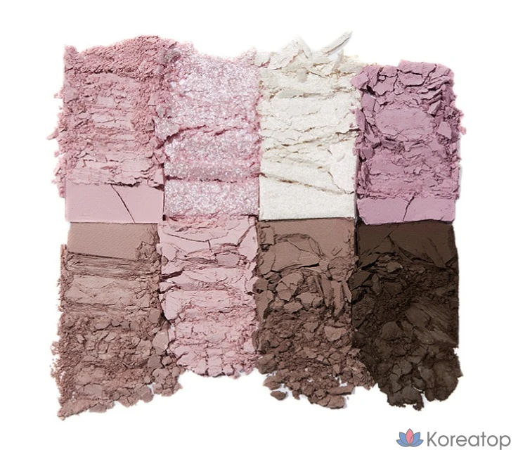 Палетка теней для век Heart Percent Dot On Mood Eye Palette, оттенок 07 Cool Muse Facet, 1 шт.