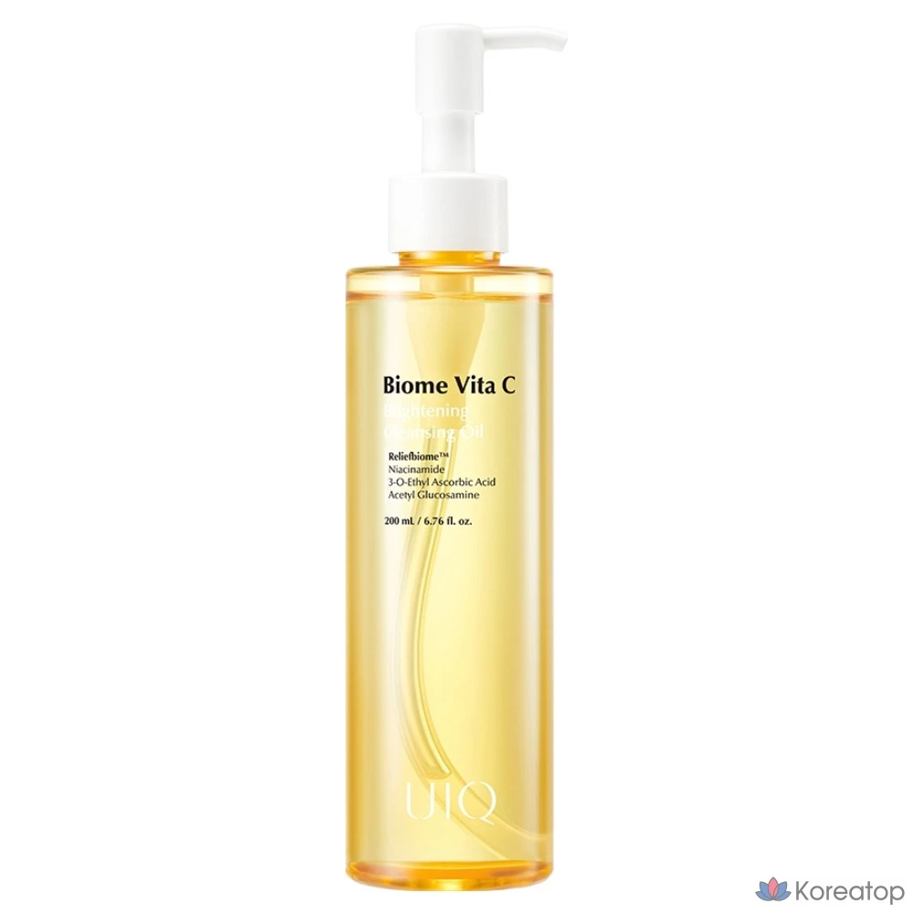 Гидрофильное масло UIQ Biome Vita C Brightening Cleansing Oil, 200 мл, 1 шт.