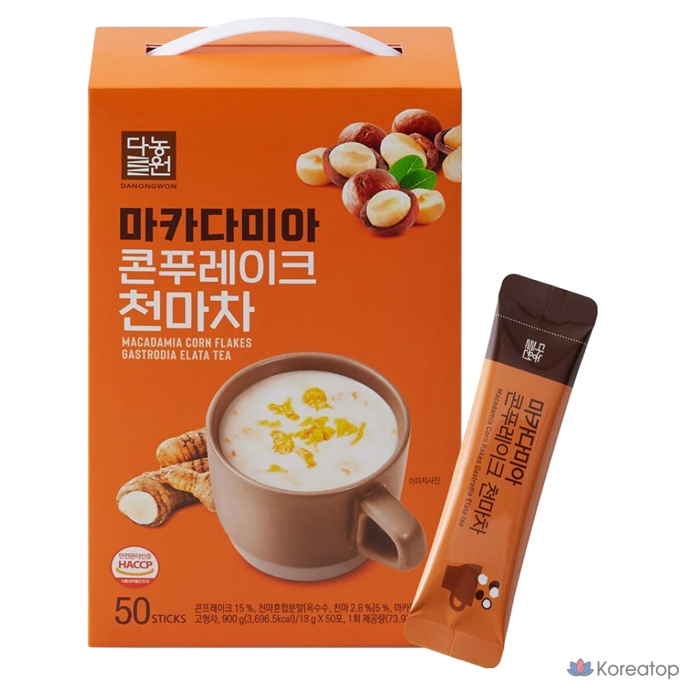Чай Danongwon Macadamia Corn Flake Chonma, 18 г, 50 шт.