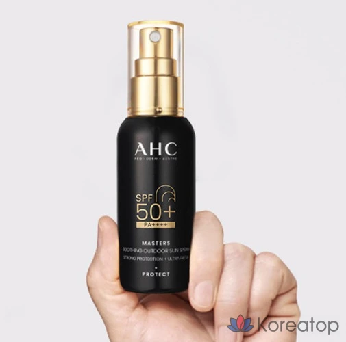 Солнцезащитный спрей AHC Masters Soothing Outdoor Sun Spray SPF50+ PA++++, 55 мл, 1 шт.