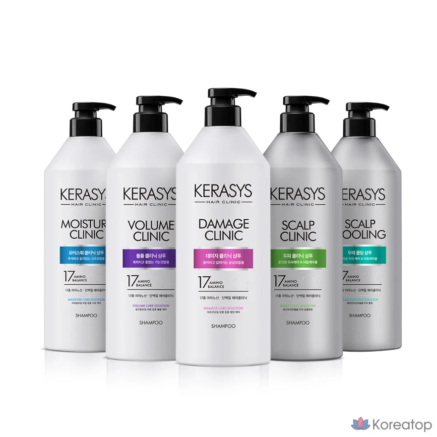 Шампунь KeraSys Scalp Cooling Protein Shampoo, 980 мл, 1 шт.