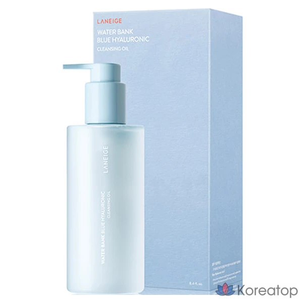 Гидрофильное масло для умывания LANEIGE Water Bank Blue Hyaluronic Cleansing Oil, 250 мл, 1 шт.