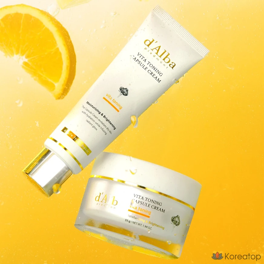 Крем d'Alba Vita Toning Capsule Cream, 55 г, 1 шт.