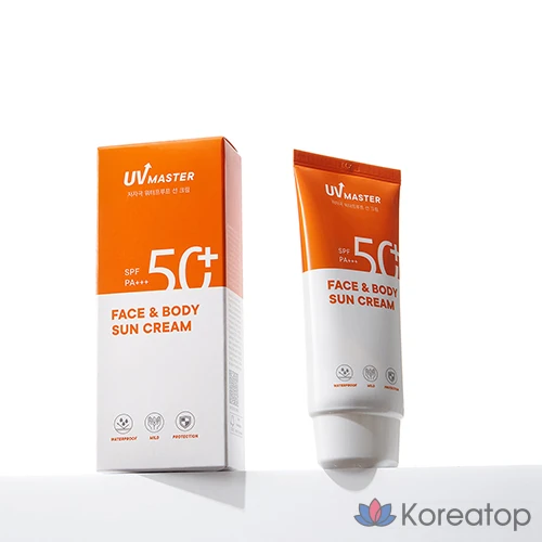 Солнцезащитный крем Tony Moly UV Master Face & Body Sun Cream SPF50+ PA+++, 80 мл, 1 шт.