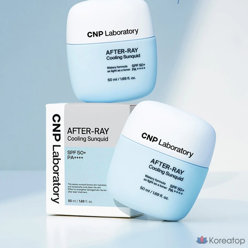 Солнцезащитный крем CNP Laboratory After Ray Cooling Sun Fluid SPF50+ PA++++, 50 мл, 1 шт.