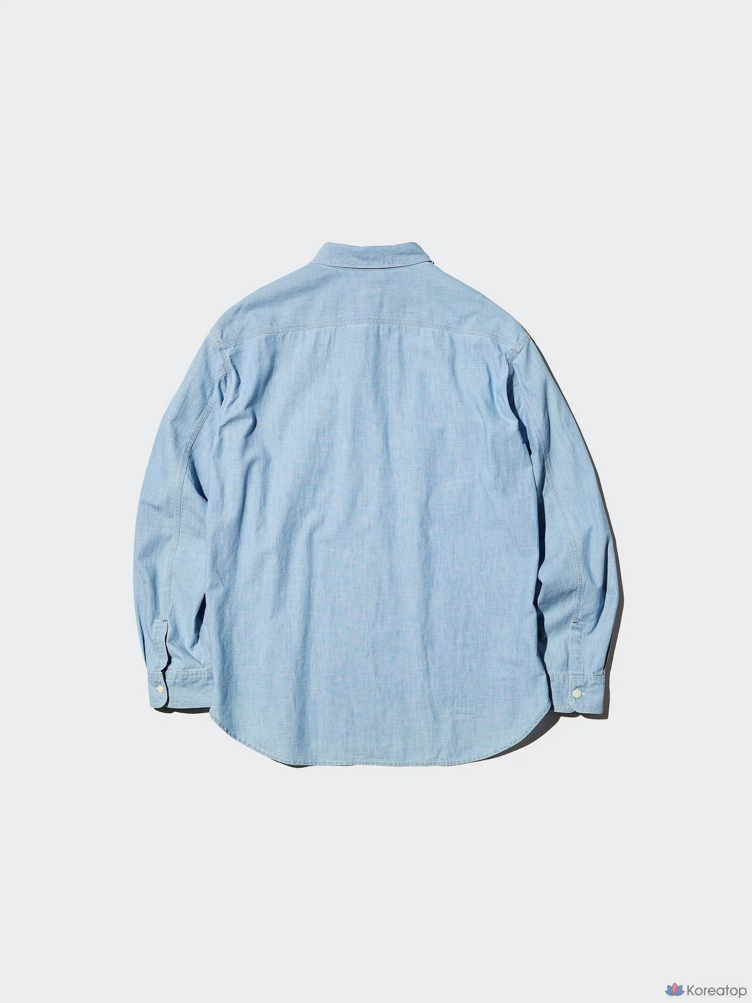 Рубашка-овершот Uniqlo Chambray Overshirt