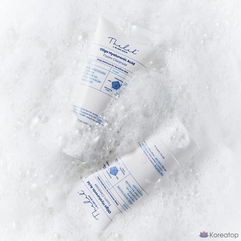 Пенка для умывания THE LAB by blanc doux Oligo Hyaluronic Acid Foam Cleanser, 120 мл, 1 шт.