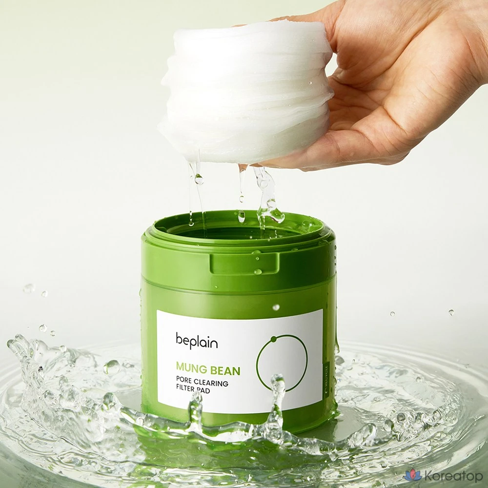 Пилинг-пэды Beplain Green Bean Pore Clearing Filter Pad, 180 мл, 70 шт.