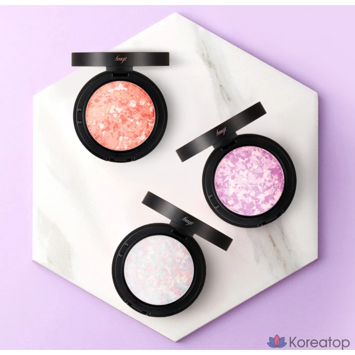 Румяна FMGT Marble Beam Blusher, оттенок 03 Love Auri Light, 7 г, 1 шт.
