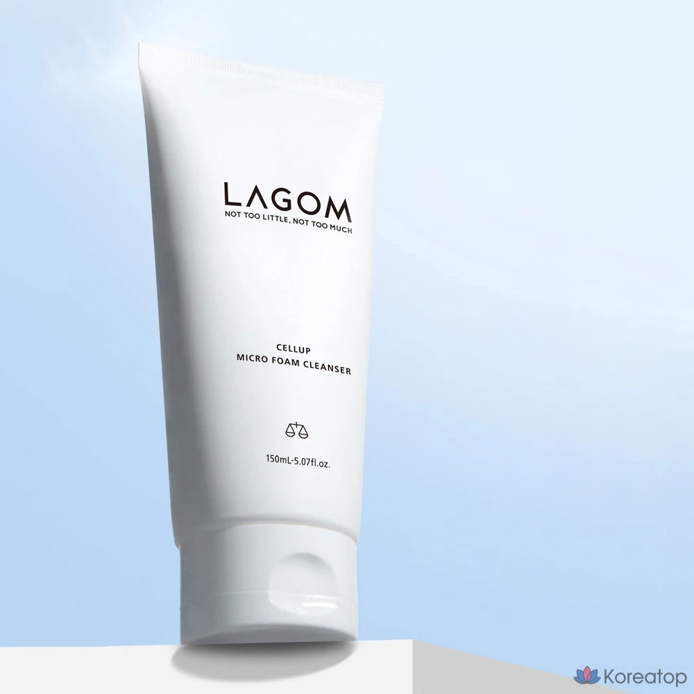 Очищающая пенка LAGOM Cellup Micro Foam Cleanser, 150 мл, 1 шт.