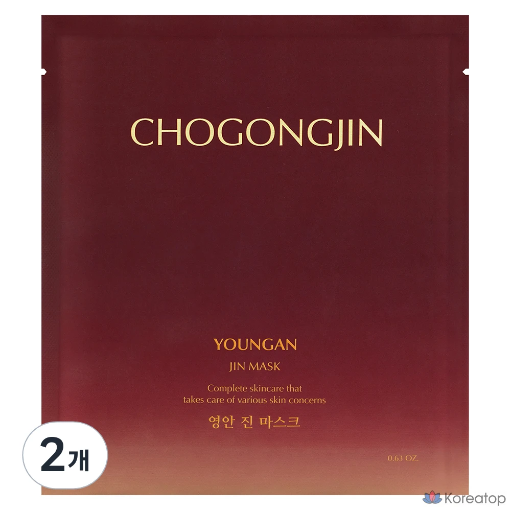Тканевая маска для лица Chogongjin Youngan Jin Mask, 18 г, 2 шт.