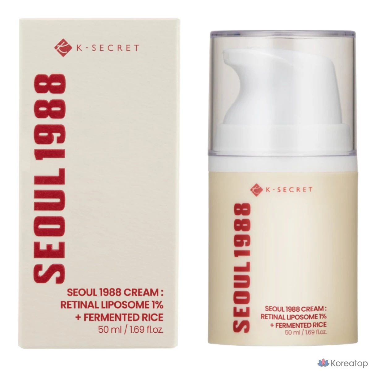 Крем K-secret Seoul 1988 Retinal Fermented Rice Cream, 50 мл, 1 шт.