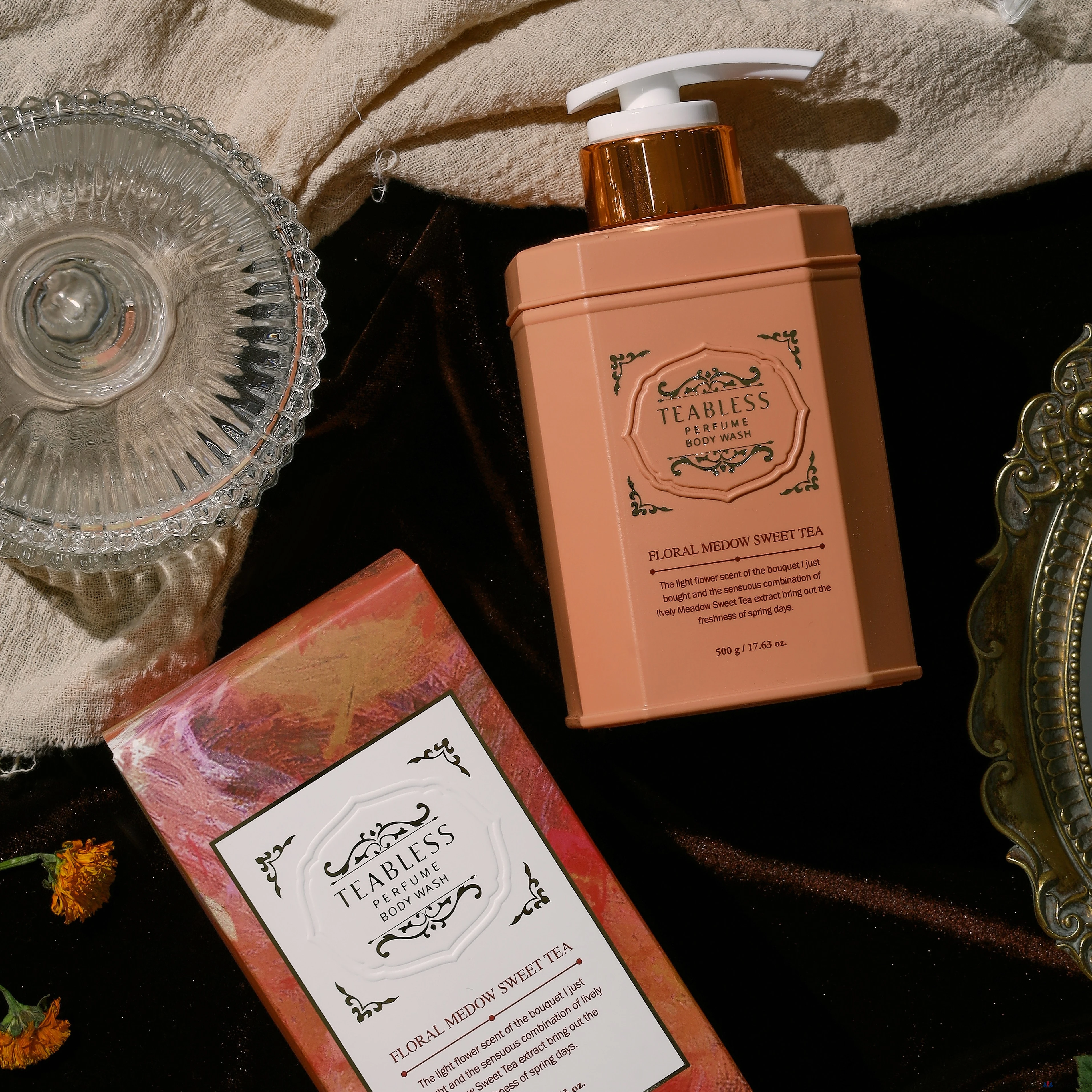 Гель для душа TEABLESS Perfume Body Wash Sweet Tea Floral, 500 г, 1 шт.