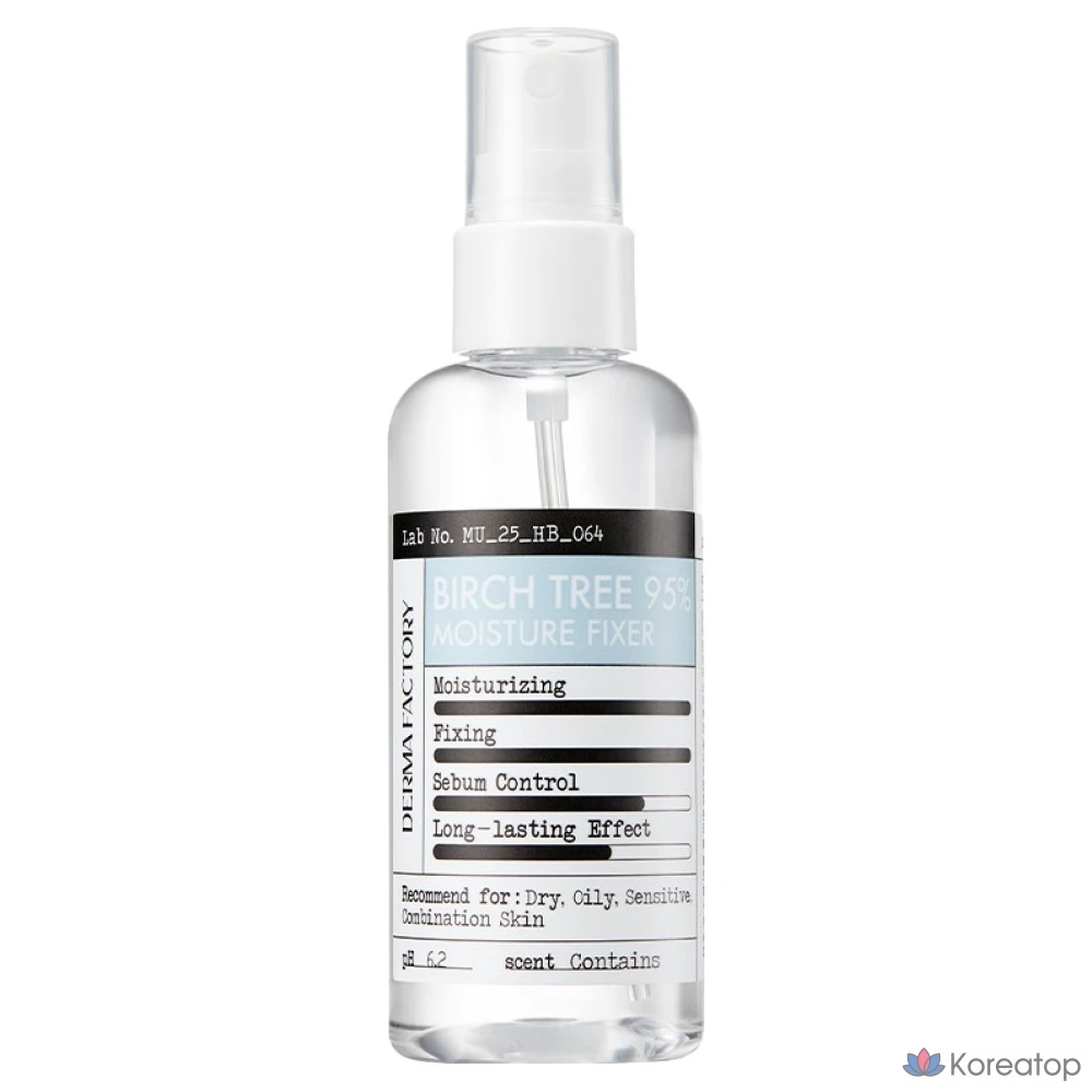 Тонер Derma Factory Birch 95% Moisture Fixer, 100 мл, 1 шт.