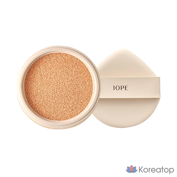 Кушон IOPE Supervital EX Cushion Foundation Refill, оттенок 21 Light Beige, 16 г, 1 шт.