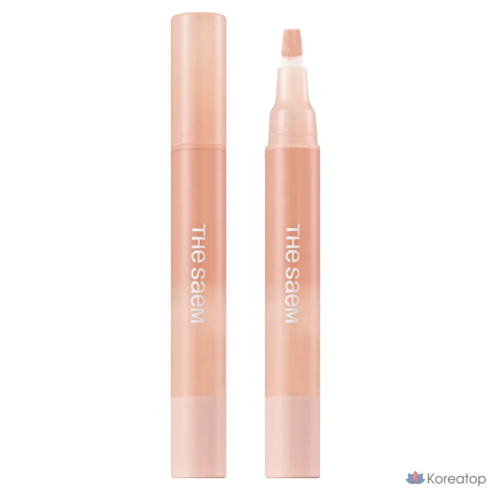 Консилер The Saem Cover Perfection Pen Concealer, оттенок Peach Beige, 4 мл, 1 шт.