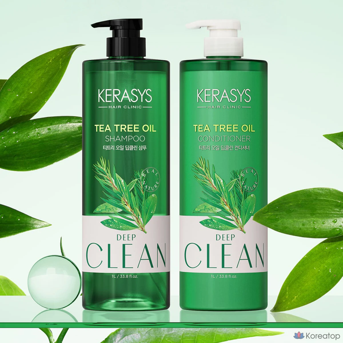 Шампунь KeraSys Tea Tree Oil, 1 л, 1 шт.