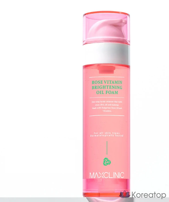 Очищающая пенка MAXCLINIC Rose Vitamin Brightening Oil Cleansing Foam, 110 г, 1 шт.