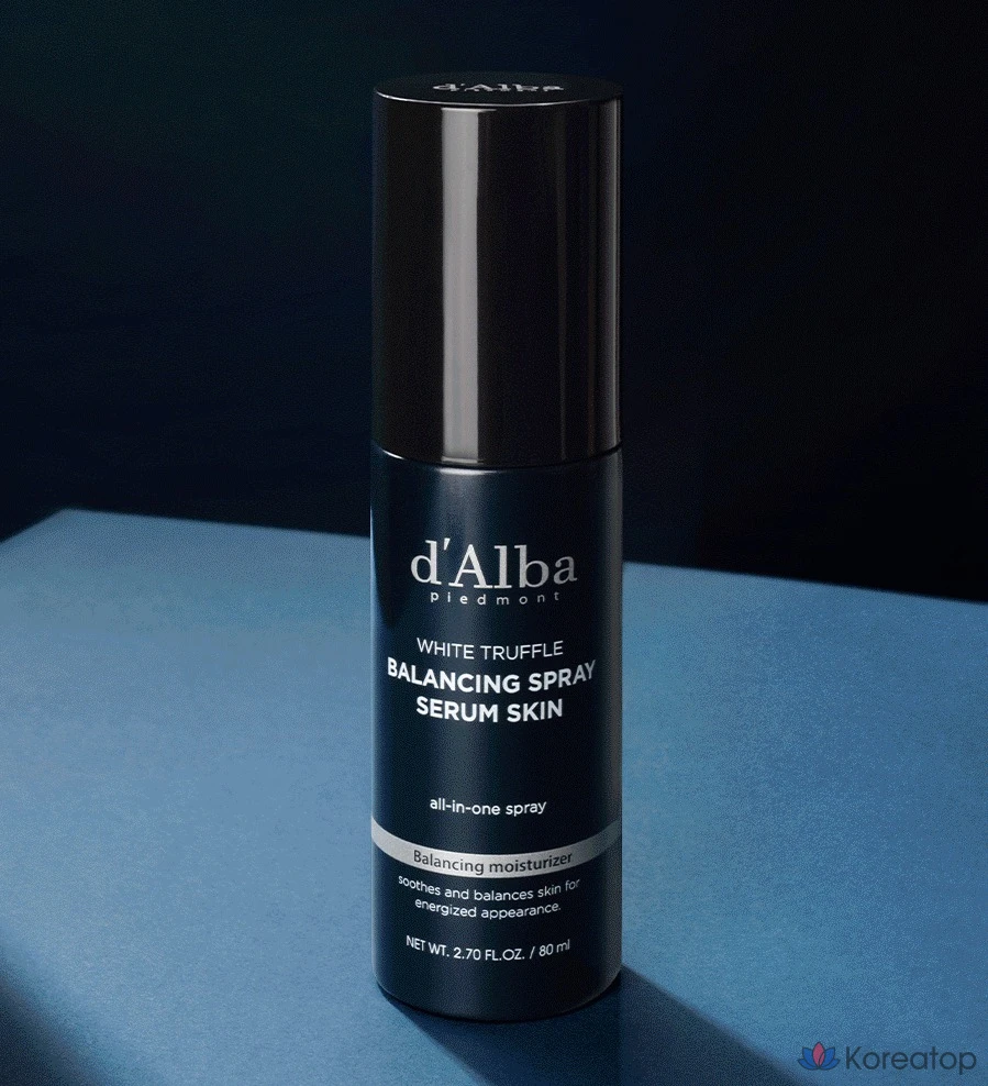 Набор для ухода d'Alba All-in-One Men's Balancing Spray Serum Skin 3-piece Set (Spray Serum 80 мл x 3 шт. + Foam Cleanser 80 мл), 1 шт.
