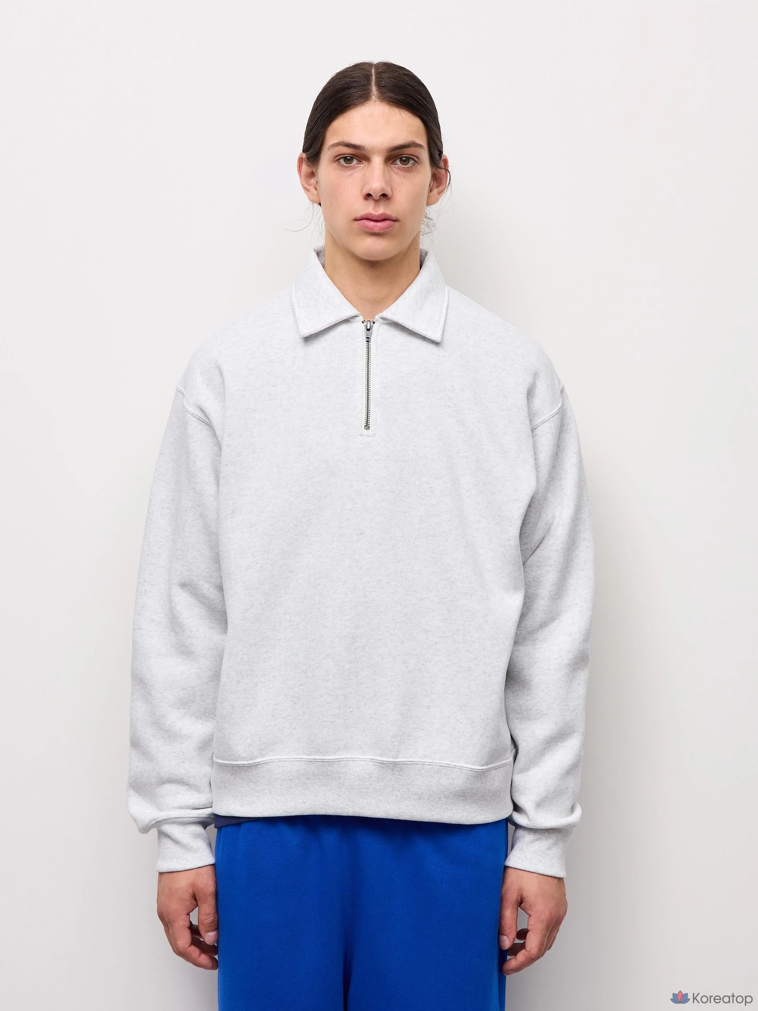 Свитшот на молнии Uniqlo Heavyweight Half-Zip Pullover