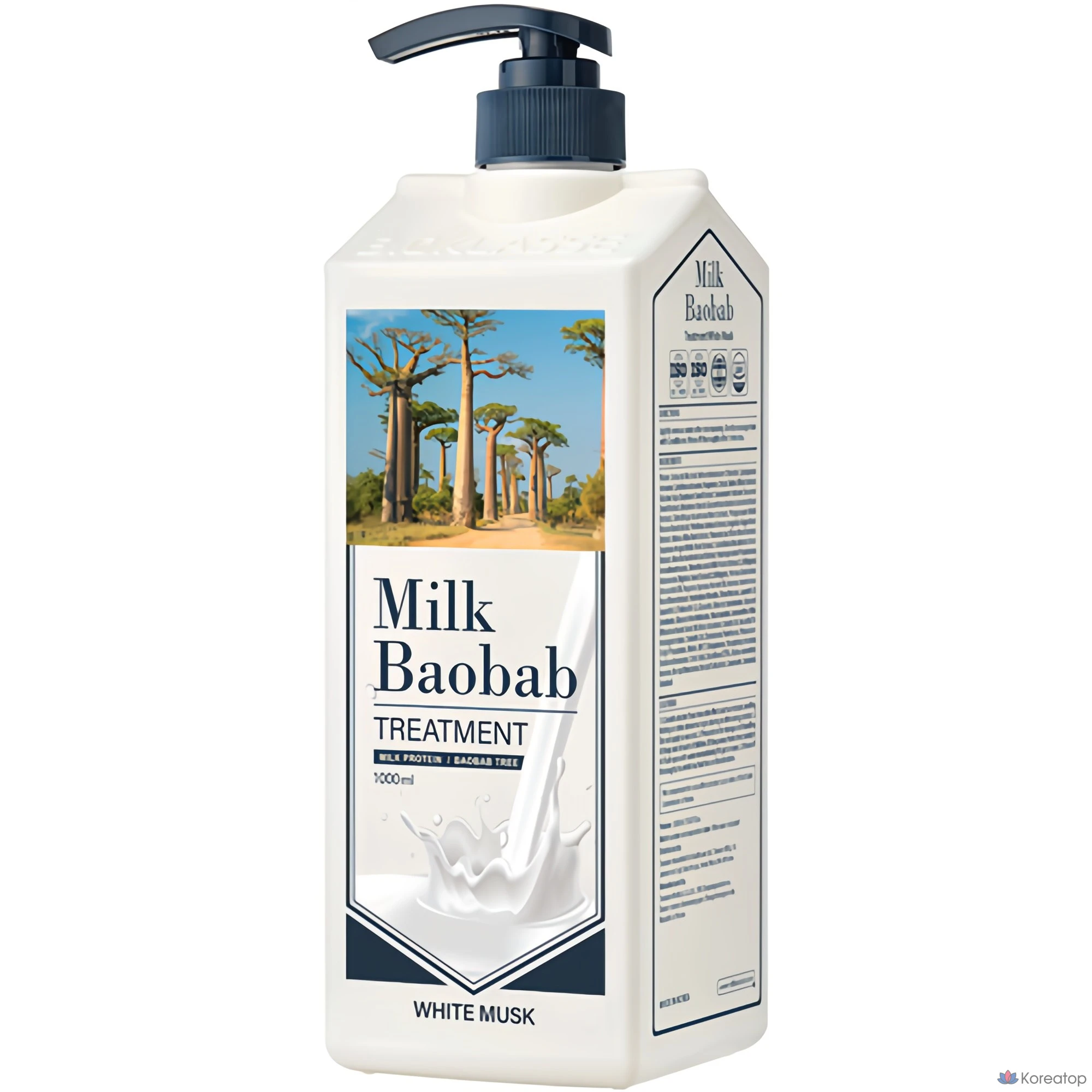 Кондиционер для волос Milk Baobab Hair Treatment, аромат White Musk, 1 л, 1 шт.
