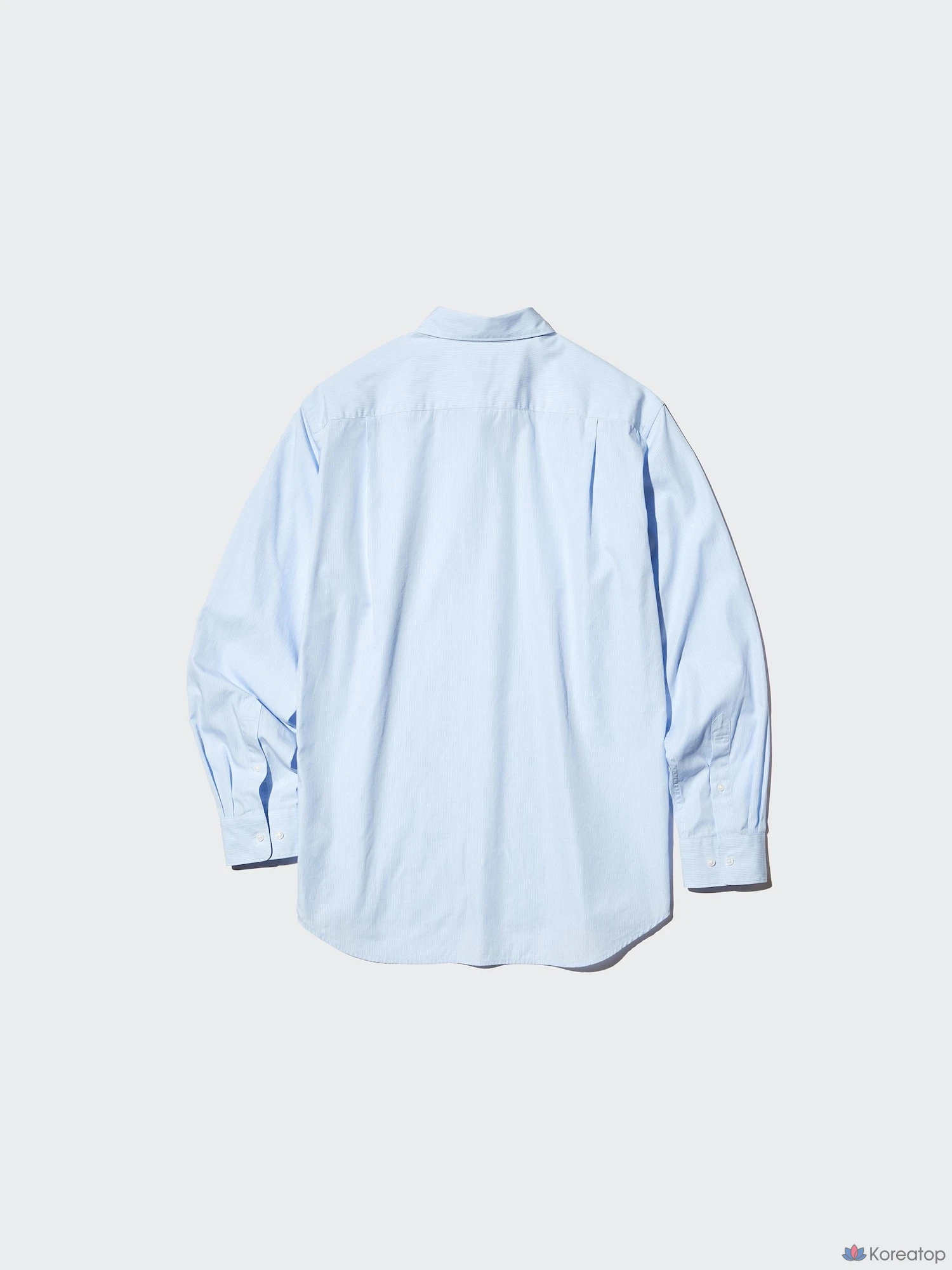Рубашка Uniqlo Broadcloth Shirt (Regular Collar) Stripe C