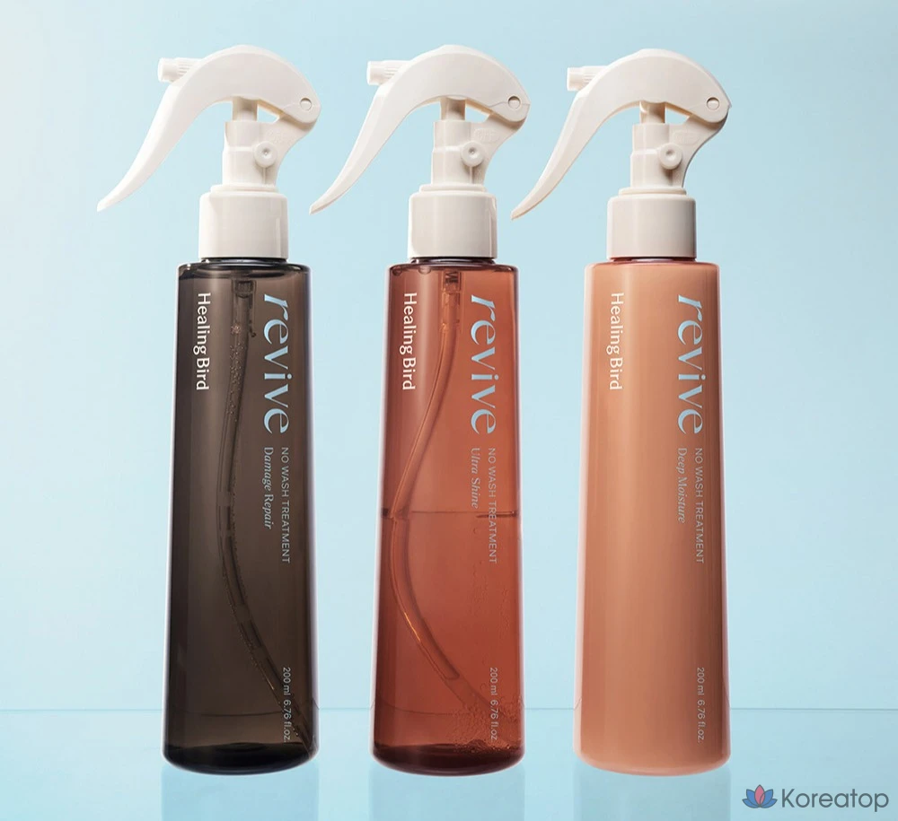 Набор для ухода Healing Bird Revive No-Wash Treatment Ultra Shine (200 мл + 32 мл), 4 шт., фото 7