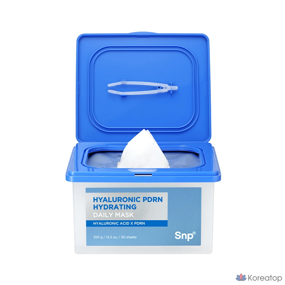Тканевая маска для лица SNP Hyaluronic Acid PDRN Moisture Daily Mask, 30 шт.