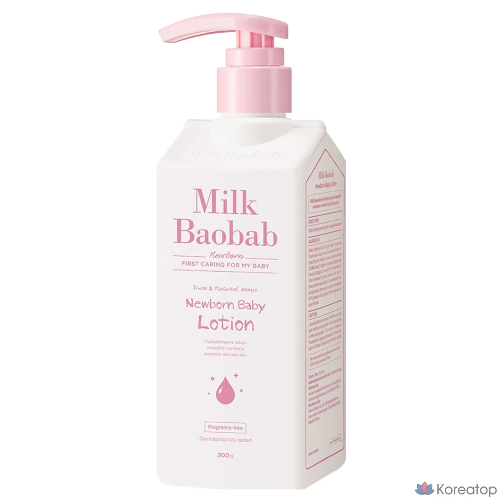Детский лосьон Milk Baobab Newborn Baby Lotion, 300 г, 1 шт.