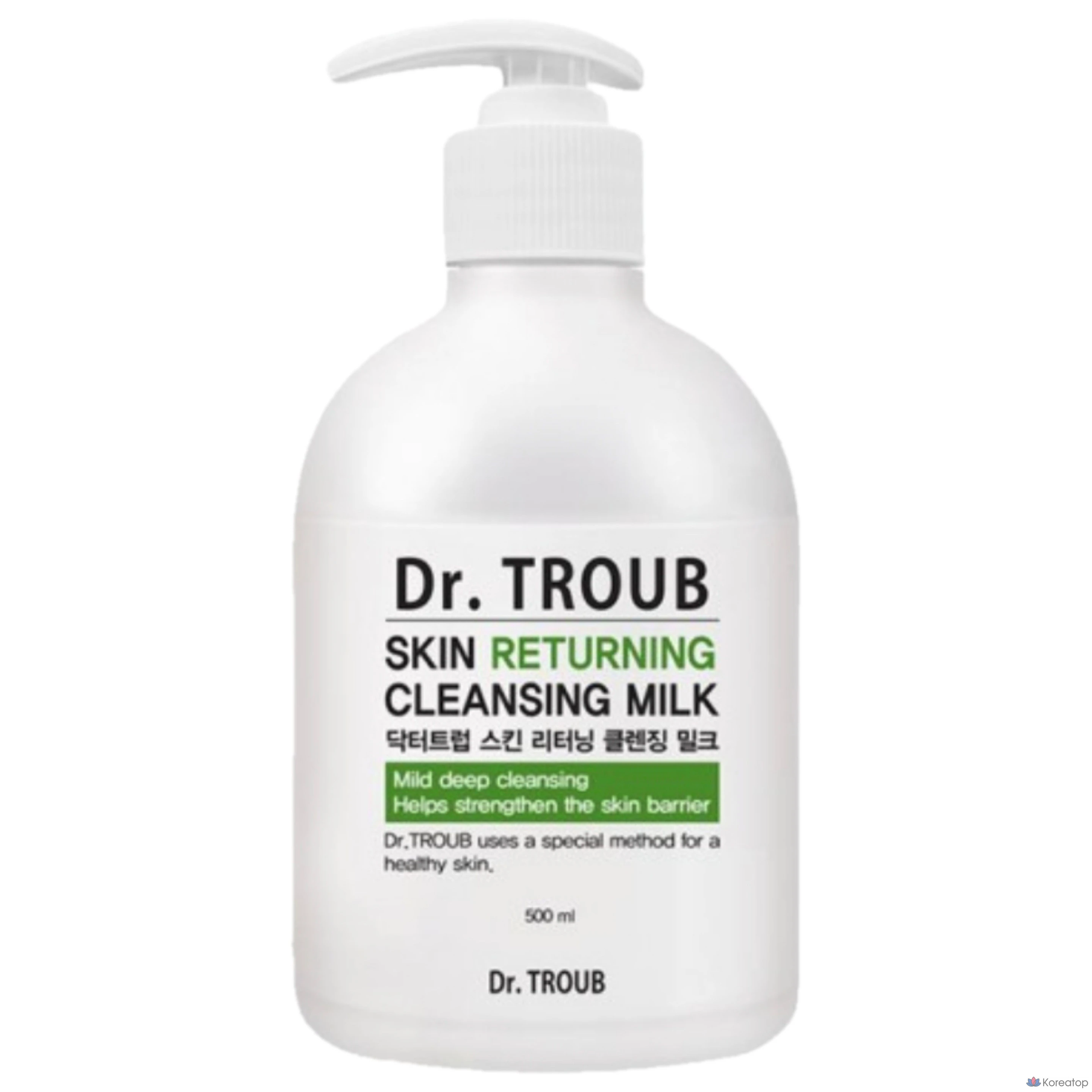 Тонер Sidmool Dr. Troub Skin Returning Mild Cleansing Milk, 500 мл, 1 шт.