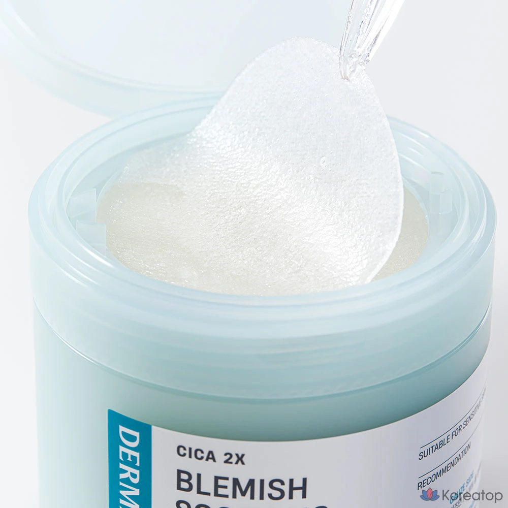 Тонер-пэды Dermatory Cica Exosome Blemish Calming Gauze Pad, 200 мл, 70 шт.