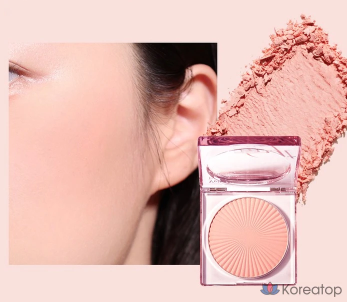 Блушер FMGT The Face Shop Veil Glow Blusher, оттенок 05 Sensory Peach, 5 г, 1 шт., фото 2