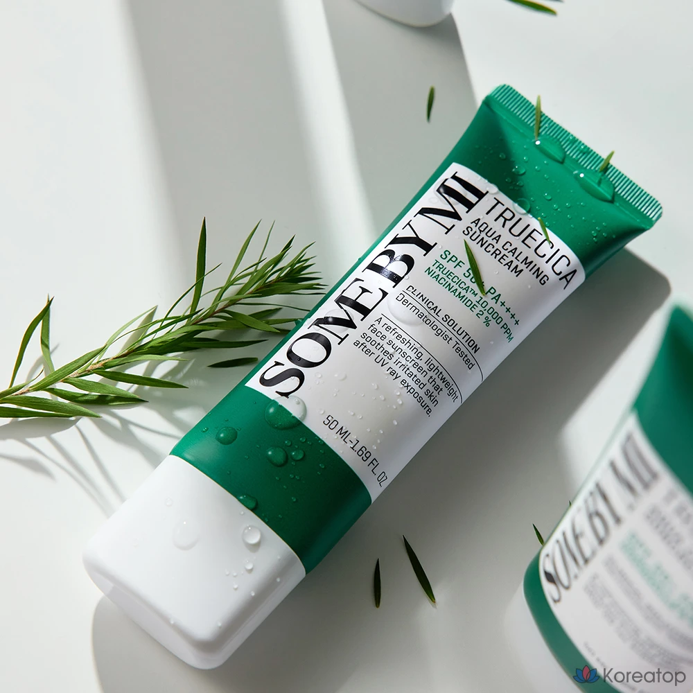 Солнцезащитный крем Some By Mi True Cica Aqua Calming Sun Cream SPF50+ PA++++, 50 мл, 1 шт.