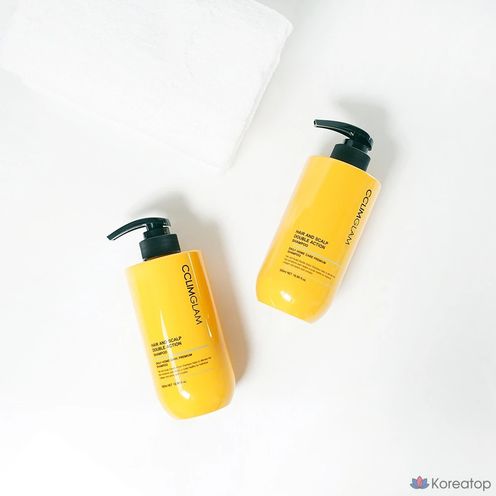 Шампунь CCLIMGLAM Hair & Scalp Double Action Sulfate Free Zinc Pyrithione Protein, 500 мл, 1 шт.