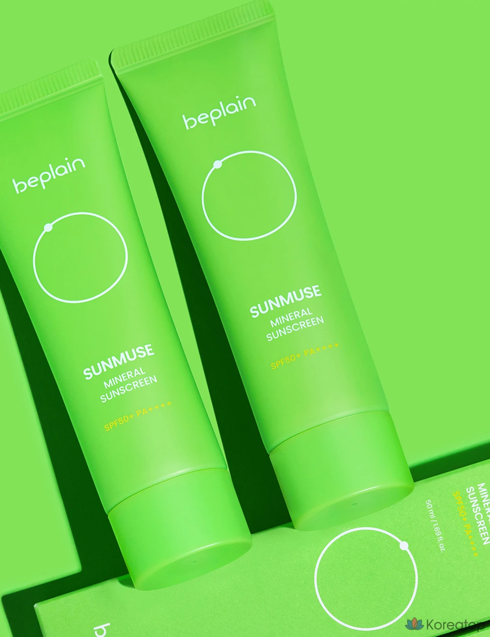 Солнцезащитный крем Beplain Sunmuse Mineral Green Sun Cream SPF50+ PA++++, 50 мл, 1 шт.