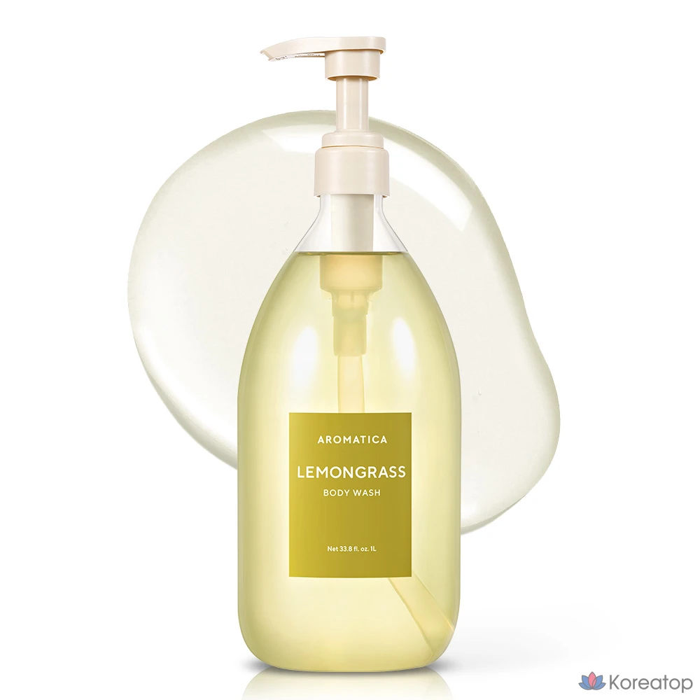 Гидрофильное очищающее средство для тела Aromatica Lemongrass Body Wash, 1 л, 1 шт.