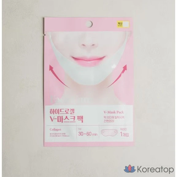 Тканевая маска для лица LOLO SKINNY Packmein Hydrogel V-Line Mask, 2 шт., фото 5