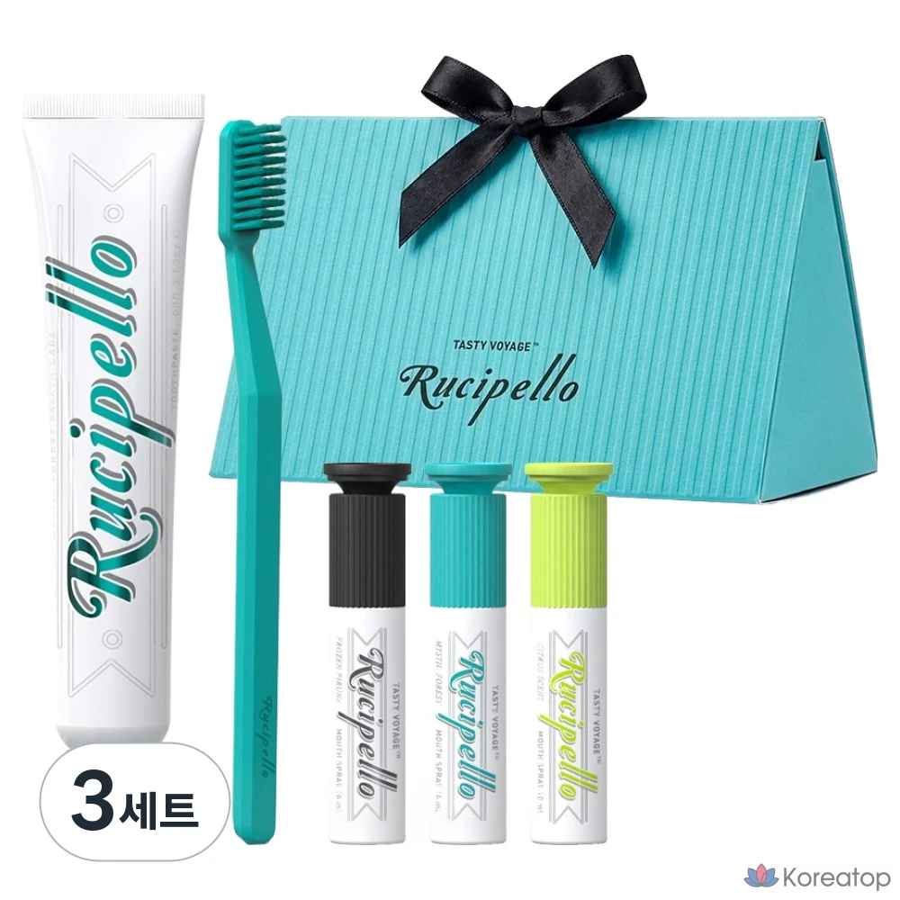 Набор для ухода Rucipello Dental Ritual Set, 100 г, 3 шт.