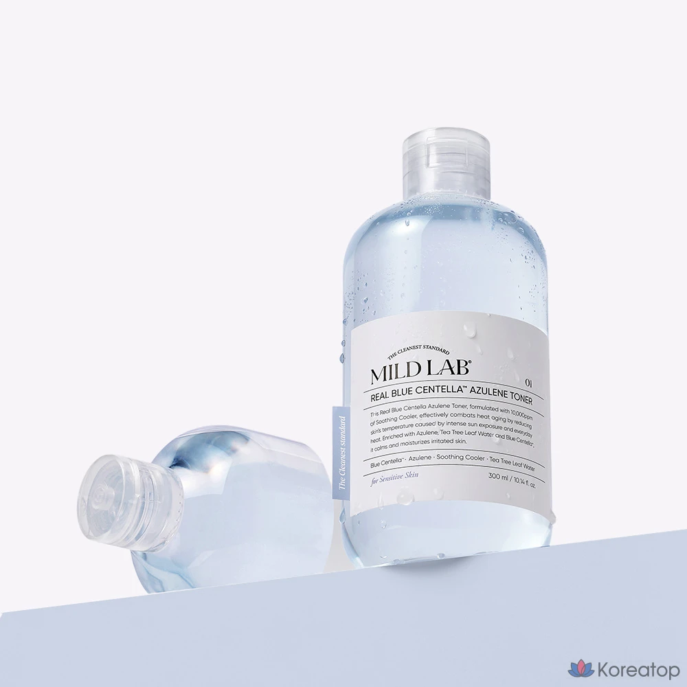 Тонер Mild Lab Real Blue Centella Azulene Toner, 300 мл, 1 шт.