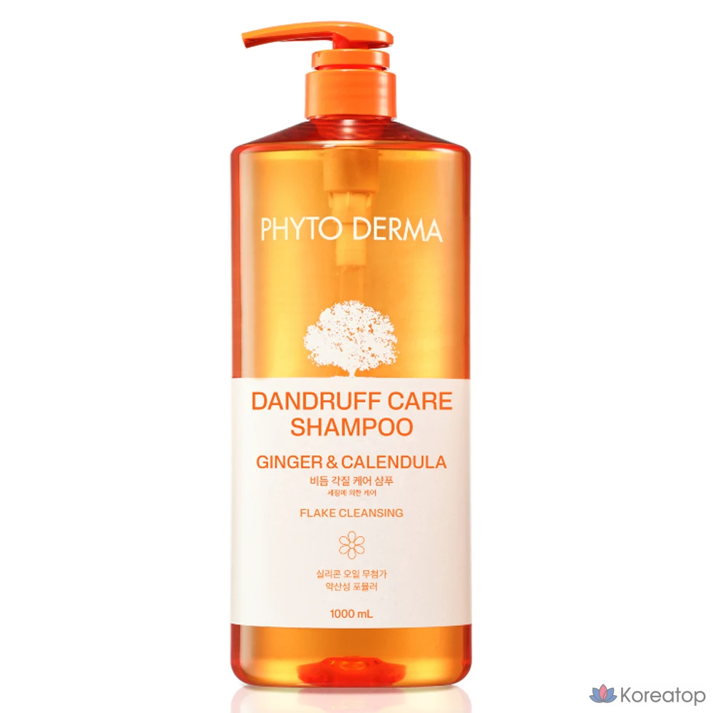 Шампунь Elastine Phyto Derma White Floral Scent для зудящей кожи головы и ухода за перхотью, 1 л, 1 шт.